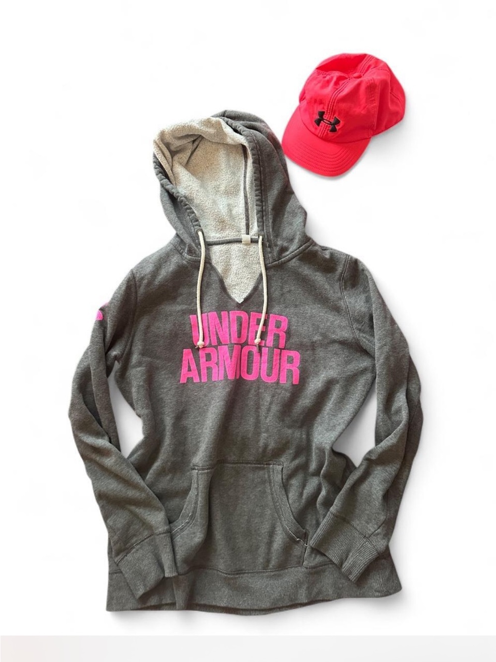 Women’s under armor hoodie and hat bundle